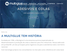 Tablet Screenshot of multiglue.com.br